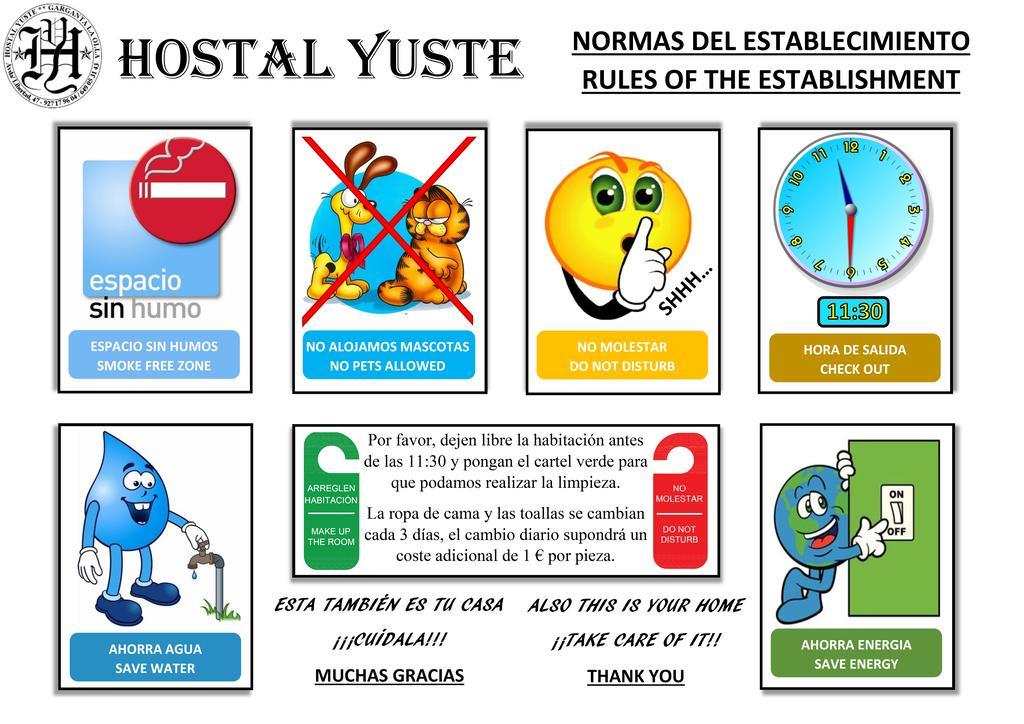 גרגאנטה לה אולה Hostal Yuste מראה חיצוני תמונה